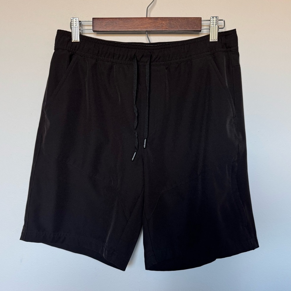 Gerry Men's Charcoal Black Athletic Stretch Activewear Sporty Shorts Size Medium